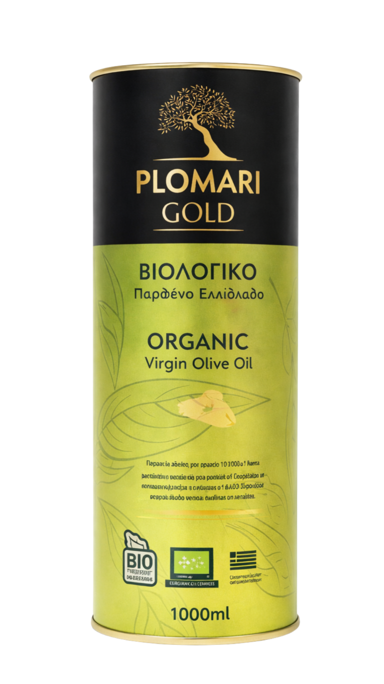 Био върджин зехтин Plomari Gold Organic  1л  |  Органик Върджин Зехтин