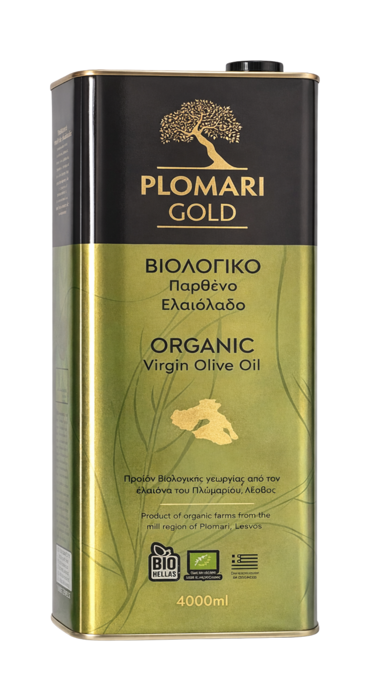 Био върджин зехтин Plomari Gold Organic  4л  |  Органик Върджин Зехтин