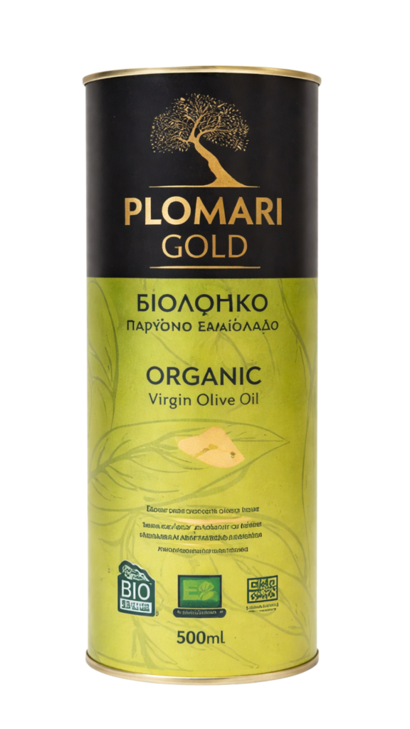 Био екстра върджин зехтин Plomari Gold Organic  500 мл  |  Екстра Върджин Зехтин