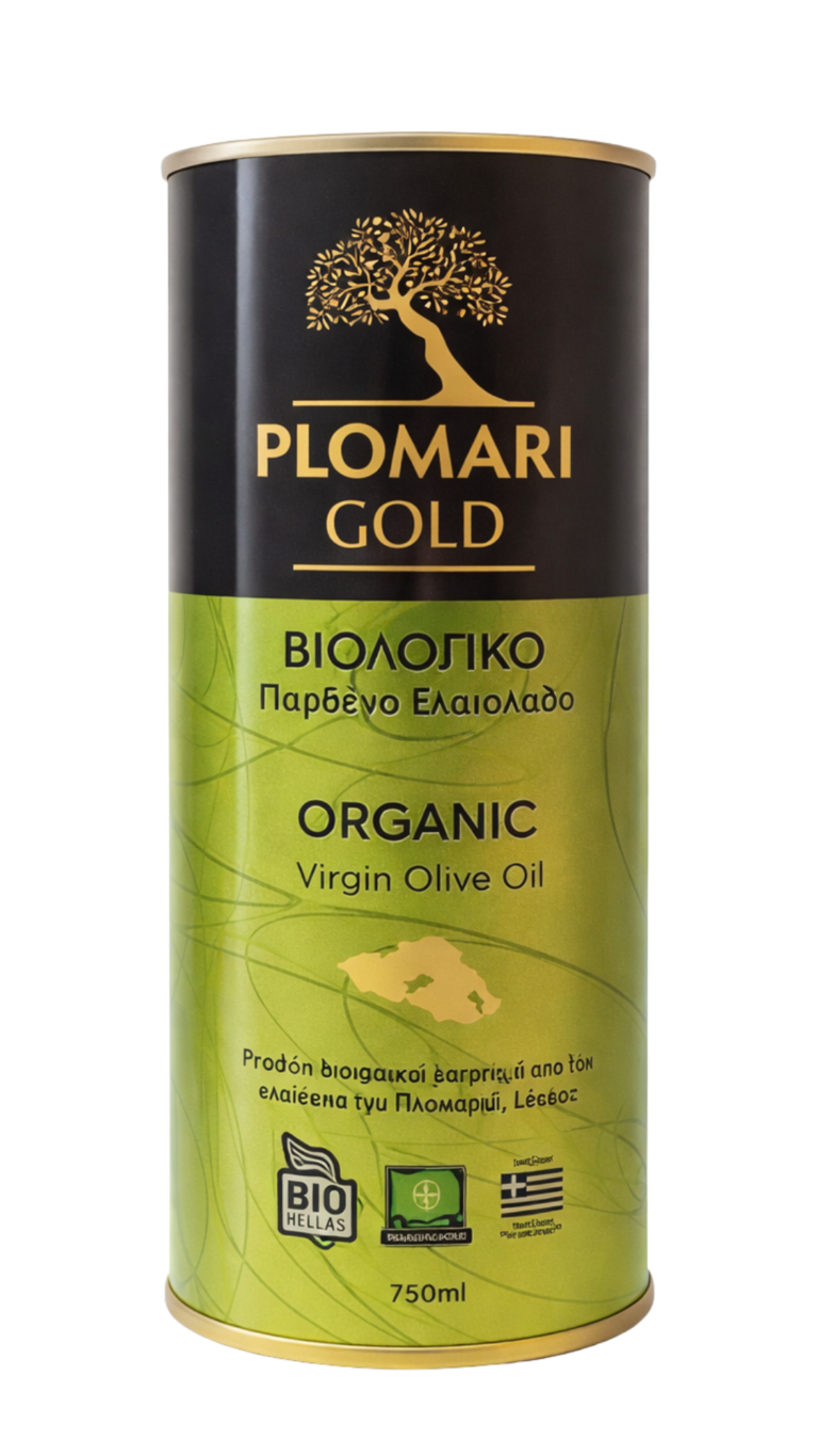 Био върджин зехтин Plomari Gold Organic  750 мл  |  Органик Върджин Зехтин