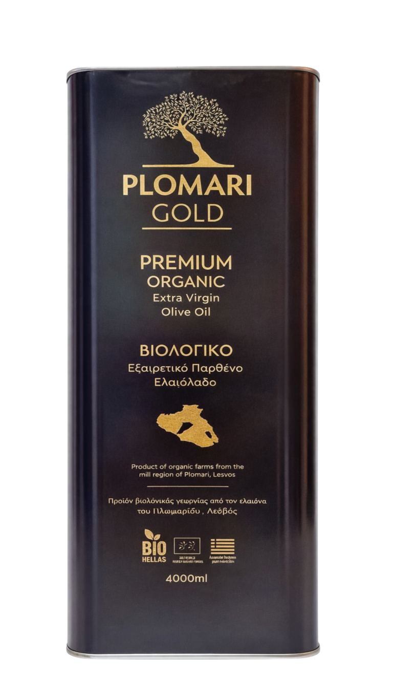 Био екстра върджин зехтин Plomari Gold Premium 4л  |  Екстра Върджин Зехтин